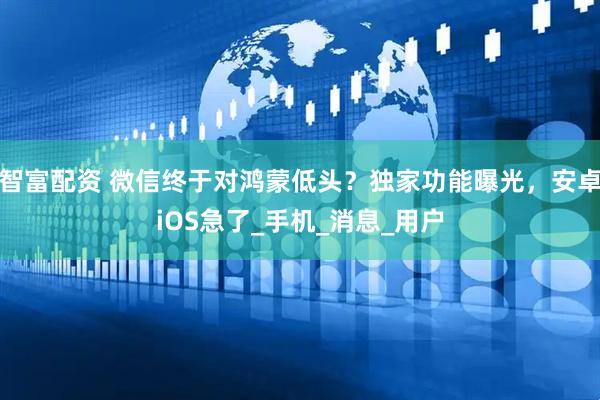 智富配资 微信终于对鸿蒙低头？独家功能曝光，安卓iOS急了_手机_消息_用户
